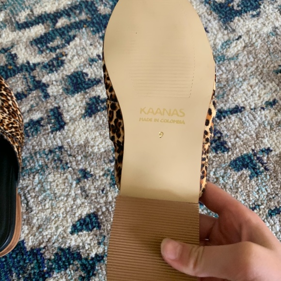 NIB Milan loafer mule cheetah print 9 brand new 🐆 - Picture 12 of 15